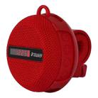 BT368 LED Digital Display Outdoor Portable IPX65 Waterproof Bluetooth Speaker(Red) - 1