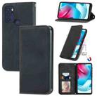 For Motorola  G60 S Retro Skin Feel Business Magnetic Horizontal Flip Leather Case with Holder & Card Slots & Wallet & Photo Frame(Black) - 1