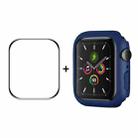 ENKAY Hat-Prince PC Frame + Full Coverage PMMA HD Screen Protector Film For Apple Watch Series 8 / 7 41mm(Dark Blue) - 1