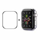 ENKAY Hat-Prince PC Frame + Full Coverage PMMA HD Screen Protector Film For Apple Watch Series 8 / 7 45mm(Transparent) - 1