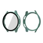 ENKAY Hat-Prince Full Coverage PC Frame + Tempered Glass Protector Composite Case for Samsung Galaxy Watch4 44mm(Green) - 1
