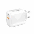 CS-20W Mini Portable PD3.0 + QC3.0 Dual Ports Fast Charger(EU Plug) - 1