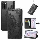 For Blackview A100 Mandala Embossing Pattern Horizontal Flip Leather Case with Holder & Card Slots & Wallet & Lanyard(Black) - 1