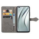 For Infinix Note 8 Mandala Embossing Pattern Horizontal Flip Leather Case with Holder & Card Slots & Wallet & Lanyard(Grey) - 3
