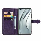 For Infinix Note 8 Mandala Embossing Pattern Horizontal Flip Leather Case with Holder & Card Slots & Wallet & Lanyard(Purple) - 3