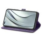 For Infinix Note 8 Mandala Embossing Pattern Horizontal Flip Leather Case with Holder & Card Slots & Wallet & Lanyard(Purple) - 4