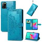 For Infinix Smart 5 Mandala Embossing Pattern Horizontal Flip Leather Case with Holder & Card Slots & Wallet & Lanyard(Blue) - 1