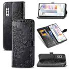 For LG Velvet 2 Pro Mandala Embossing Pattern Horizontal Flip Leather Case with Holder & Card Slots & Wallet & Lanyard(Black) - 1