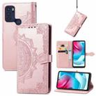 For Motorola Moto G60S Mandala Embossing Pattern Horizontal Flip Leather Case with Holder & Card Slots & Wallet & Lanyard(Rose Gold) - 1