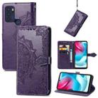 For Motorola Moto G60S Mandala Embossing Pattern Horizontal Flip Leather Case with Holder & Card Slots & Wallet & Lanyard(Purple) - 1