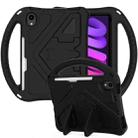 For iPad mini 6 EVA Flat Anti Falling Protective Tablet Case Shell with Holder(Black) - 1