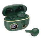 PRO100 TWS Bluetooth 5.2 Noise Canceling Waterproof Earphones 9D Stereo Sports Headphone with Charging Case(Green) - 2