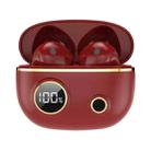 PRO100 TWS Bluetooth 5.2 Noise Canceling Waterproof Earphones 9D Stereo Sports Headphone with Charging Case(Red) - 1