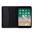 For iPad mini 6 Cloth Teature Horizontal Flip PU Leather Tablet Case with Holder & Card Slots(Black) - 4