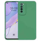 For Huawei Nova 7  5G Straight Side Liquid Silicone Phone Case(Green) - 1