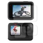 1 PC ENKAY Hat-Prince 3 in 1 Front + Back 0.2mm Tempered Glass Screen Protector Camera Film For GoPro HERO 10 Black - 1