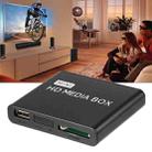 X9 Mini HD HDD Multimedia Player 4K Video Loop USB External Media Player AD Player(EU Plug) - 4