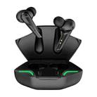 TWS-G11 Bluetooth 5.0 Low Latency TWS Stereo Gaming Earphone with Cool LED(Black) - 1