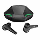 TWS-G11 Bluetooth 5.0 Low Latency TWS Stereo Gaming Earphone with Cool LED(Black) - 2