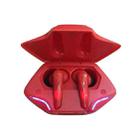 TWS-G11 Bluetooth 5.0 Low Latency TWS Stereo Gaming Earphone with Cool LED(Red) - 2