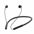 W18 Neck-Mounted Wireless Bluetooth 5.0 Sports Earphone with Wired Control Function(Black) - 1