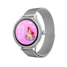 M8 1.04 inch IPS Color Screen Women Smartwatch IP68 Waterproof,Metal Watchband,Support Call Reminder /Heart Rate Monitoring/Blood Pressure Monitoring/Sleep Monitoring/Excessive Sitting Reminder/Menstrual Reminder(Silver) - 1