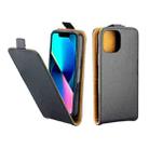 For iPhone 13 mini Business Style Vertical Flip TPU Leather Case with Card Slot (Black) - 1