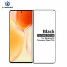 For vivo X70 Pro PINWUYO 9H 3D Hot Bending Tempered Glass Film(Black) - 1