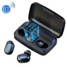 TWS-A10S Bluetooth 5.0 Binaural Stereo Touch Earphones with Large Capacity Battery Charging Box(Black) - 1
