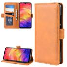Dual-side Magnetic Buckle Horizontal Flip Leather Case for Xiaomi Redmi Note 7, with Holder & Card Slots & Wallet & Photo Frame(Yellow) - 1