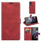 For Motorola Moto Edge 20 Pro 5G Retro Calf Pattern Buckle Horizontal Flip Leather Case with Holder & Card Slots & Wallet(Red) - 1