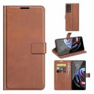 For Motorola Moto Edge 20 Pro 5G Retro Calf Pattern Buckle Horizontal Flip Leather Case with Holder & Card Slots & Wallet(Light Brown) - 1