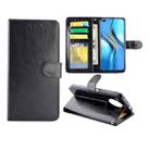 For Huawei Nova8i / Honor X20 Crazy Horse Texture Leather Horizontal Flip Protective Case with Holder & Card Slots & Wallet & Photo Frame(Black) - 1