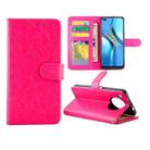 For Huawei Nova8i / Honor X20 Crazy Horse Texture Leather Horizontal Flip Protective Case with Holder & Card Slots & Wallet & Photo Frame(Magenta) - 1