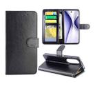 For Honor X20 SE Crazy Horse Texture Leather Horizontal Flip Protective Case with Holder & Card Slots & Wallet & Photo Frame(Black) - 1