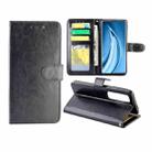 For Xiaomi Mi 10S Crazy Horse Texture Flip Leather Case (Black) - 1