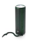 T&G TG635 Portable Outdoor Waterproof Bluetooth Speaker with Flashlight Function(Green) - 1