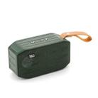 T&G TG296 Portable Wireless Bluetooth 5.0 Speaker Support TF Card / FM / 3.5mm AUX / U-Disk / Hands-free(Green) - 1