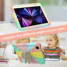 PC + Silicone Anti-drop Tablet Tablet Case with Butterfly Holder & Pen Slot for iPad Pro 11 2018 & 2020 & 2021 & Air 2020 10.9(Gream+Kumquat) - 7
