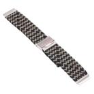 For Samsung Galaxy Watch 4 / Watch 5 20mm Nylon Braided Metal Buckle Watch Band(W Black Green) - 2