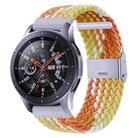 For Samsung Galaxy Watch 4 / Watch 5 20mm Nylon Braided Metal Buckle Watch Band(Orange Yellow) - 1