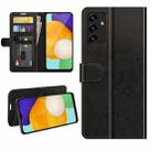 For Samsung Galaxy A13 5G R64 Texture Single Horizontal Flip Protective Case with Holder & Card Slots & Wallet& Photo Frame(Black) - 1
