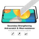 For Samsung Galaxy M32 4G ENKAY Hat-Prince Full Glue Tempered Glass 6D Full Coverage Anti-scratch Protector - 6