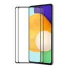 For Samsung Galaxy A52 4G / 5G 2 PCS ENKAY Hat-Prince Full Glue Tempered Glass 6D Full Coverage Anti-scratch Protector - 1