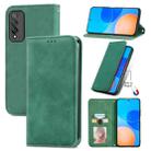 For Honor Play 5T Pro Retro Skin Feel Business Magnetic Horizontal Flip Leather Case With Holder & Card Slots & Wallet & Photo Frame(Green) - 1