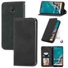 For Nokia G50 Retro Skin Feel Business Magnetic Horizontal Flip Leather Case With Holder & Card Slots & Wallet & Photo Frame(Black) - 1
