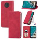 For Nokia G50 Retro Skin Feel Business Magnetic Horizontal Flip Leather Case With Holder & Card Slots & Wallet & Photo Frame(Red) - 1