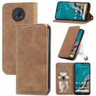 For Nokia G50 Retro Skin Feel Business Magnetic Horizontal Flip Leather Case With Holder & Card Slots & Wallet & Photo Frame(Brwon) - 1