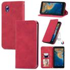 For ZTE Blade A31 Lite Retro Skin Feel Business Magnetic Horizontal Flip Leather Case With Holder & Card Slots & Wallet & Photo Frame(Red) - 1