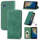 For ZTE Blade A31 Lite Retro Skin Feel Business Magnetic Horizontal Flip Leather Case With Holder & Card Slots & Wallet & Photo Frame(Green) - 1